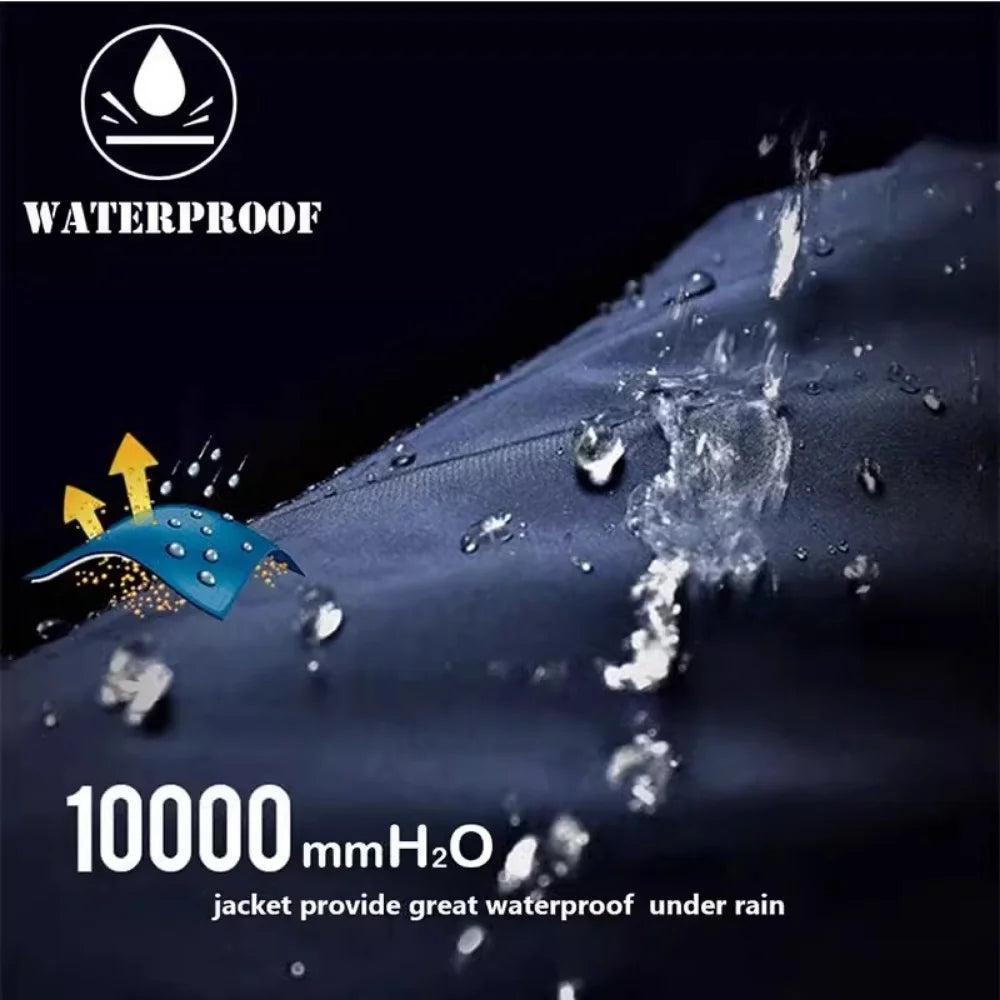Men's Winter Parkas Outdoor Jacket Thicken Fleece Warm Waterproof Windbreaker Ski Jackets Climb Men Thick Coat Hot Sale Pi-Mart