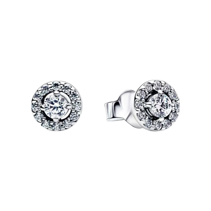 2026 Latest 925 Silver Exquisite Rose Gold Charm Earrings Personalized Pendant Beads, Fashionable Birthday Gift Gifts Pi-Mart