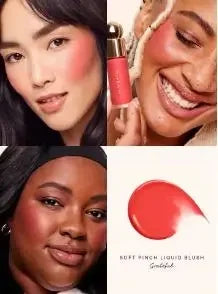 Rare Beauty New Product Frost-to-powder Mashed Potato Matte Air Cushion Blush Cream Liquid Blush Long-lasting Lipstick Lip Gloss Tri Light Beauty