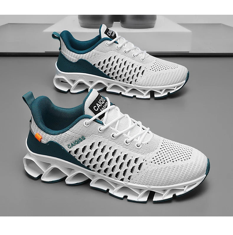 Casual Sneakers Mens Shock-absorb Running Shoes Lightweight Breathable Sports Shoes for Men 2026 New Trendy Gym Trainers for Man Pi-Mart