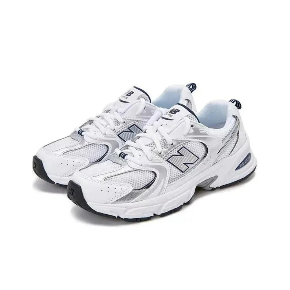 New Balance NB 530: Snug Fit, Comfortable, Cushioned, and Durable Women's Low-Top Casual Shoes in White GR530SB1 Pi-Mart