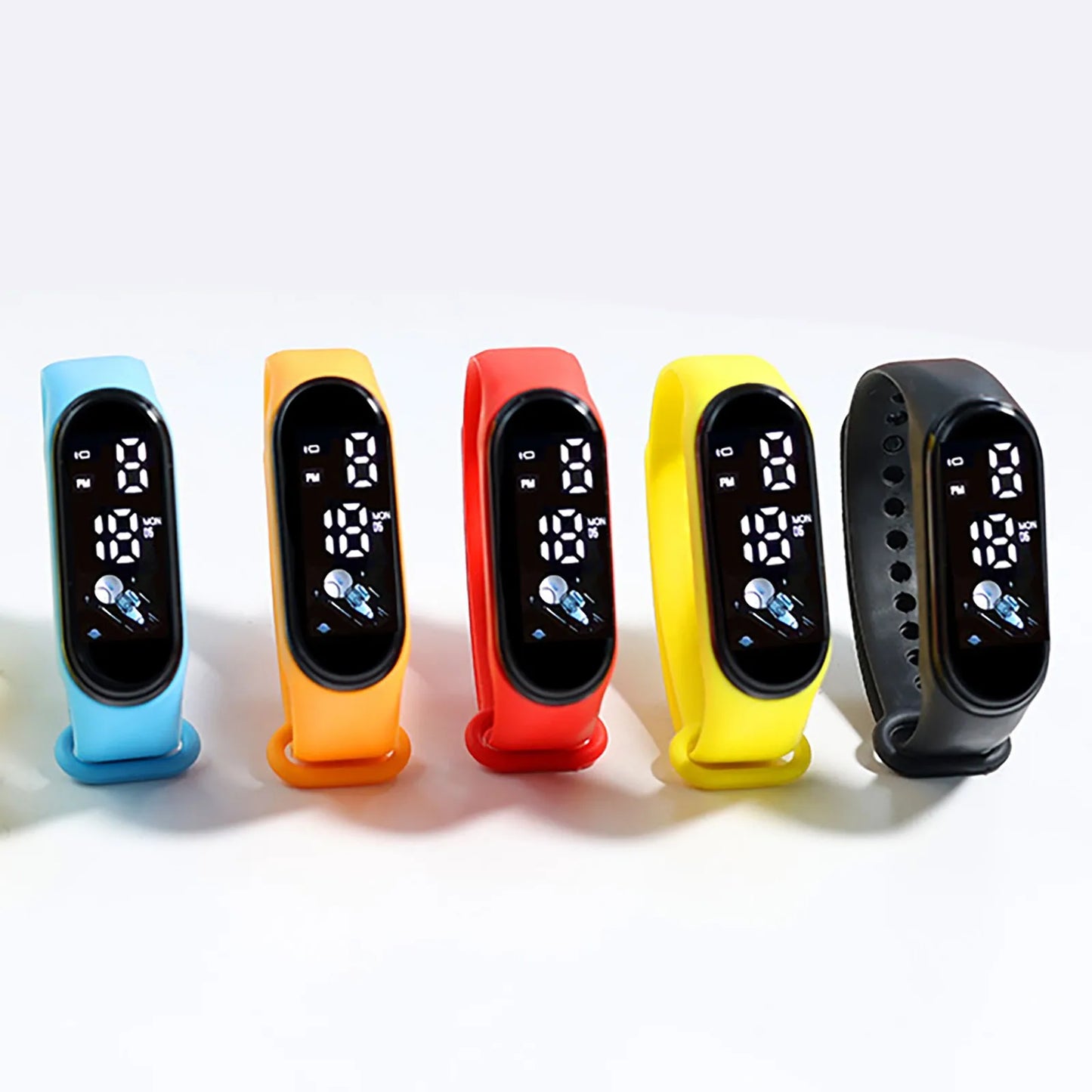 Kawaii Smart Watch For Kids Fashion Outdoor Waterproof Sports Kids' Watches Boy Girls Digital Watches Silicone montre enfant LadyShow.Store