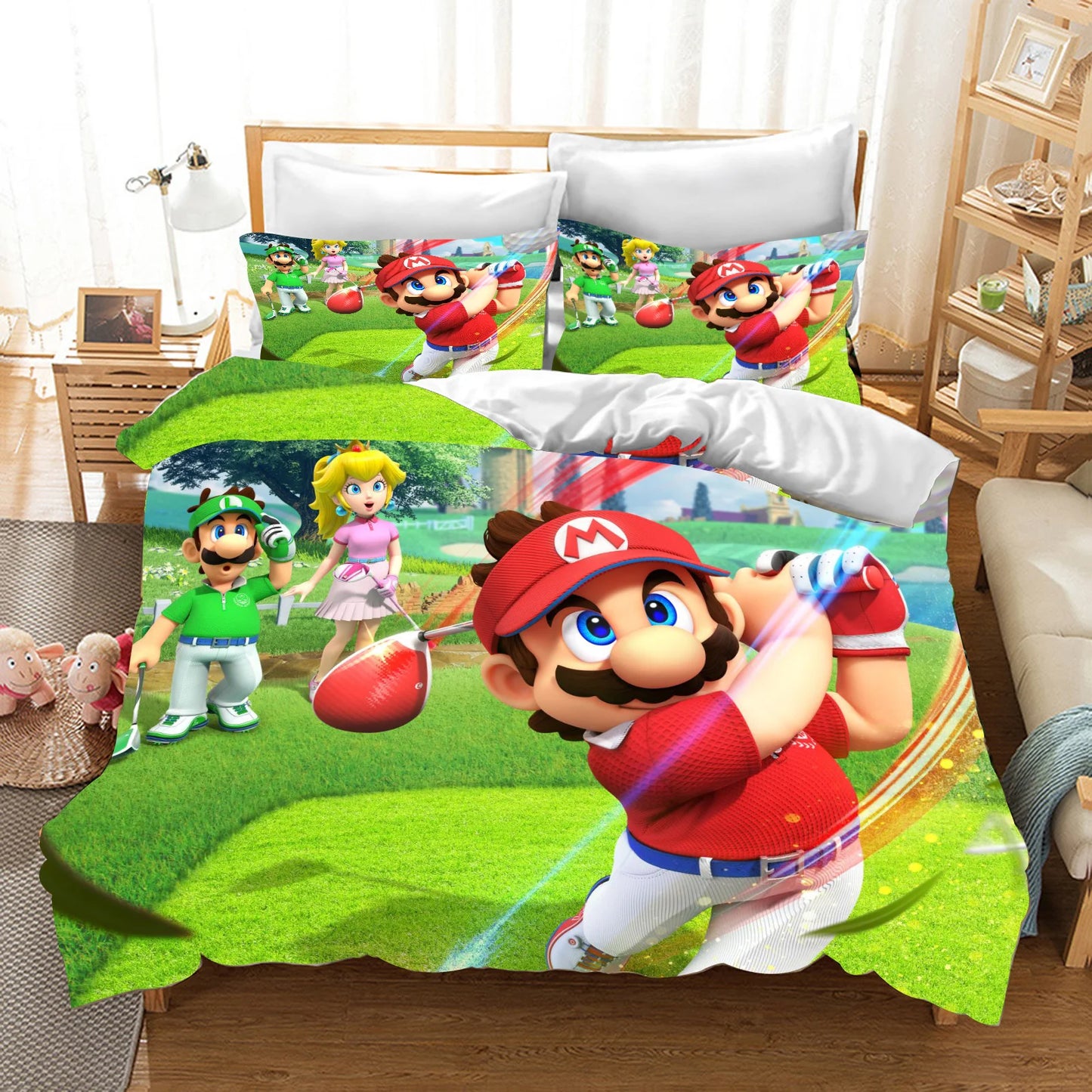 Anime Cartoon Duvet Cover 3D Printing Cute Children's Bedroom Set Polyester Adult Gift  2/3pcs Baby Bedding Pi-Mart