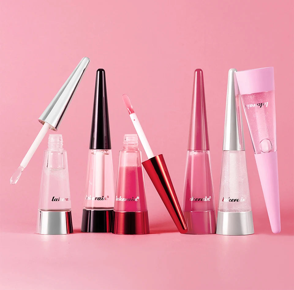 Lakerain Instant Lip Plumper Gloss Oil Lip Long-Lasting Moisturizer Volume Boosting Lip Oil Volumizing & Hydrating Non-Dry Plump Pi-Mart