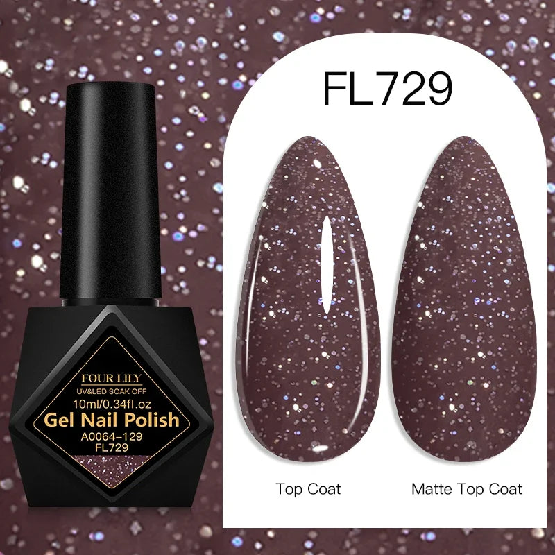 10ml Gel Nail Polish 162 Colors Nail Supplies Vernis Semi Permanent Nail Art Manicure Soak Off LED UV Gel Nail Varnishes Summer Tri Light Beauty