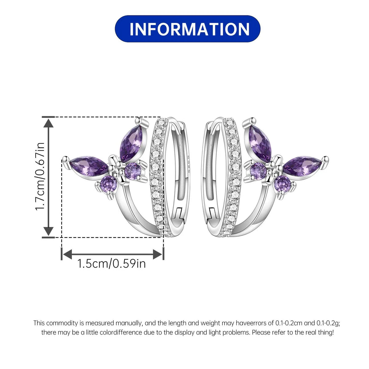 925 Sterling Silver Cute Lazy Cat Animal Pet Earrings Jewelry Hoop Earrings For Women Jewelry Birthday Party Fine Gifts Pi-Mart