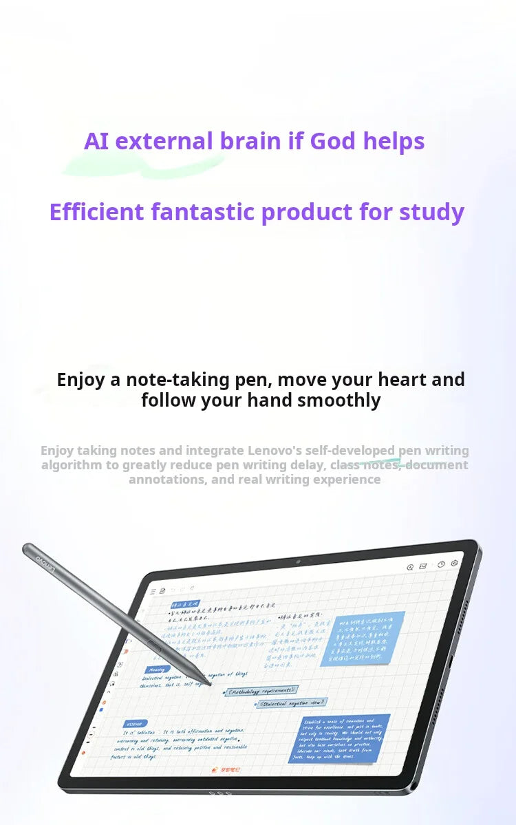 Lenovo Xiaoxin Tablet 11 (2025 Model) 11-inch Tablet PC, Student Tablet, 2-in-1 Pad, Official Genuine Product Pi-Mart