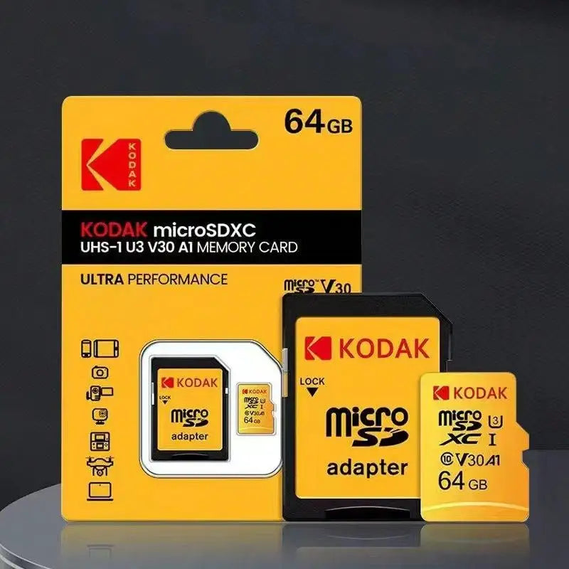 Kodak 32GB-256GB Micro SD Memory Card - High Speed Class 10 U3 UHS-I for Smartphones, Digital Cameras, Tablets and Drones Chri Pi-Mart