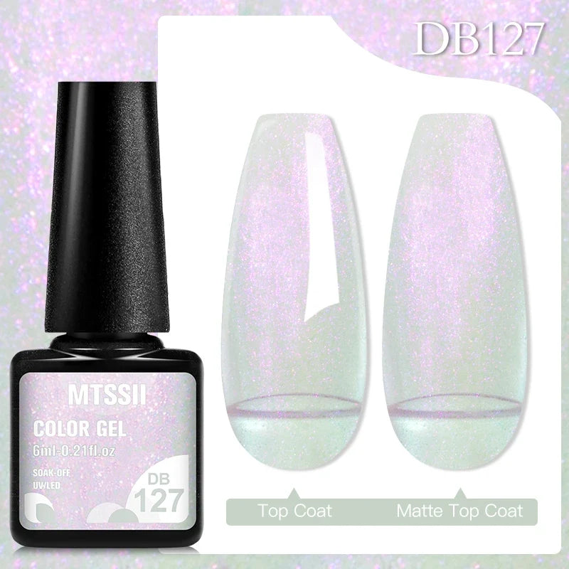 Mtssii 6ML Chocolate Color Gel Nail Polish Brown Semi Permanent UV Gel Autumn Winter Popular Soak Off Nail Art Gel Varnishes Tri Light Beauty
