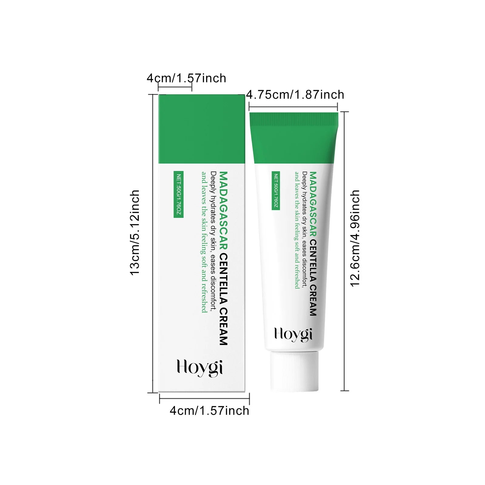 Centella Soothing Cream with Ceramide & B5 Face Repair Moisturizer Redness Relief Soothing Cream for Dry Sensitive Skin Pi-Mart