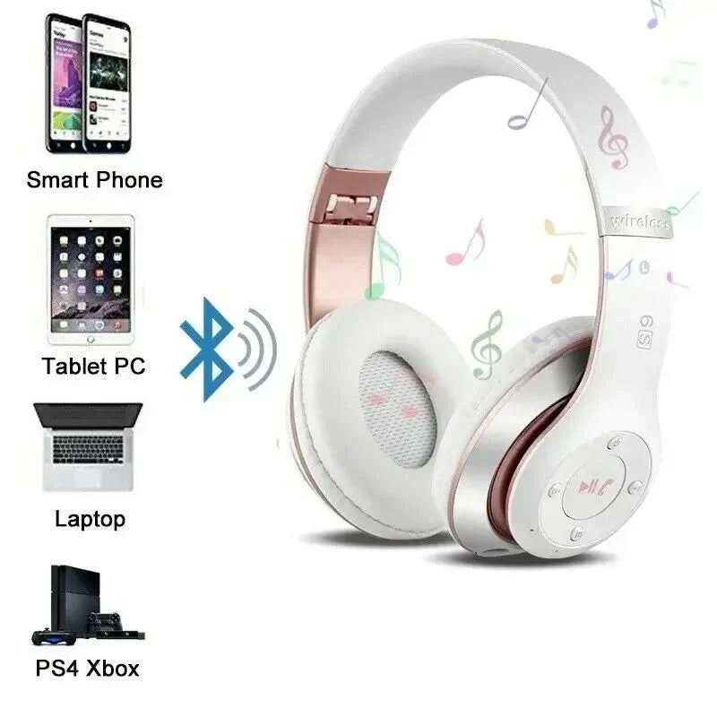 NNEOBA Wireless Noise Cancelling Headphone White LuxuryLifeWay Online Store