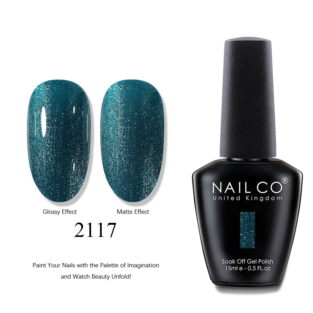 NAILCO 15ml Brown Nails Art Red Color Gel Nail Polish Semi-permanent UV Gel Polish Coffee Manicure Chocolate Hybrid Nail Varnish Tri Light Beauty