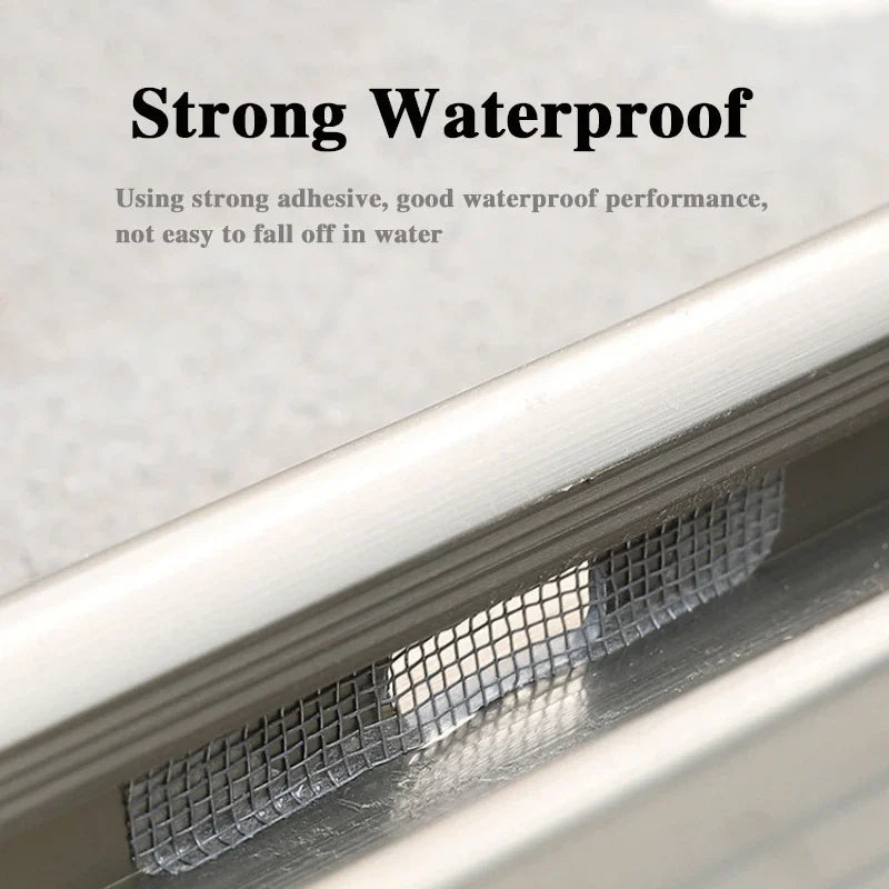 Window Screen Patch Exhaust Grille Window Door Drainage Hole Anti-mosquito Paste Mesh mosquito net mesh Invisible Repair Subsidy Pi-Mart