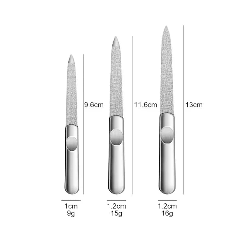 Nano Glass Nail File Transparent Crystal Nail Polish Rubbing Strip Polishing And Shining Nail Enhancement Tool Tri Light Beauty