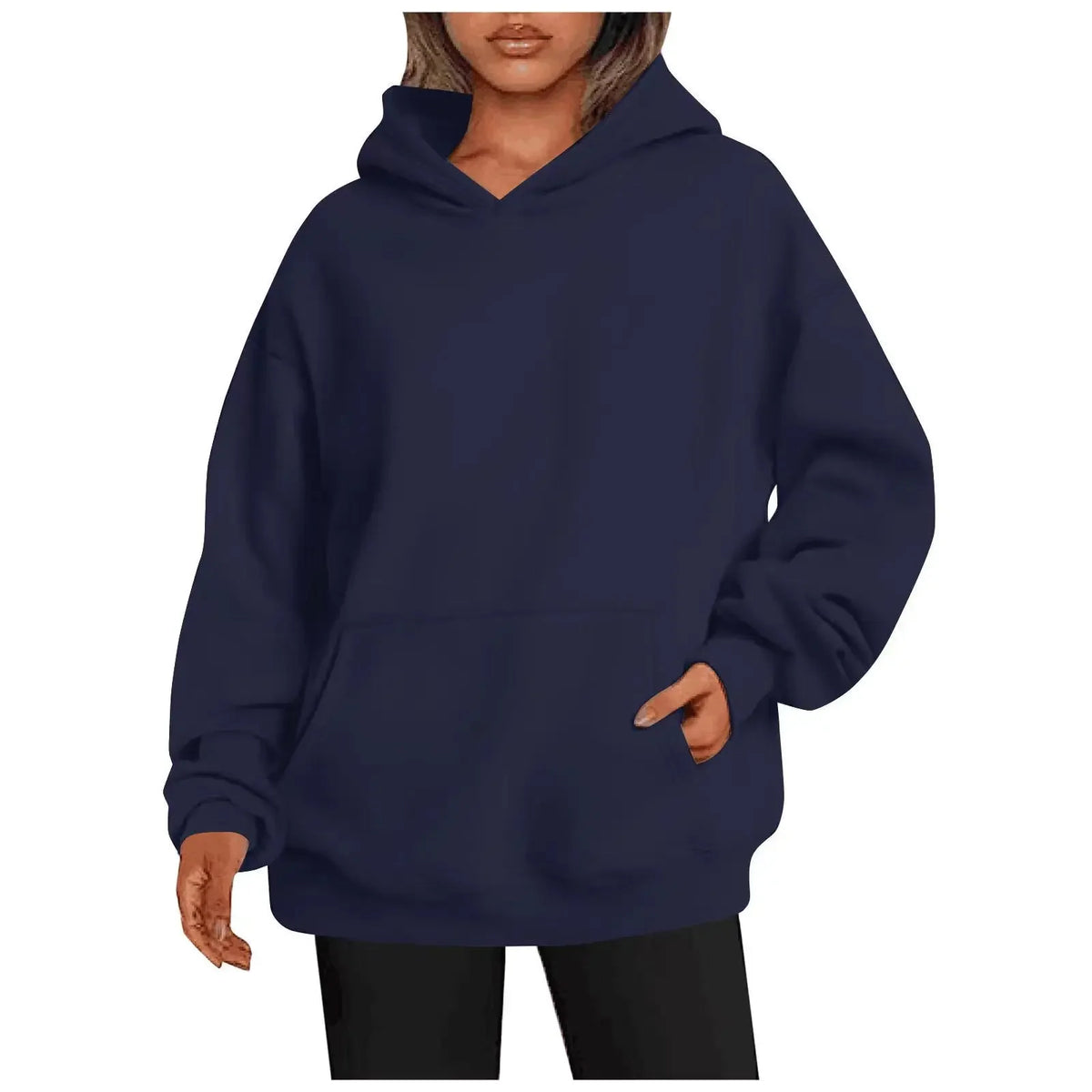 New Women Casual Hoodies Men and Women Fleece Warm Hoodies Spring Autumn Pullovers Fashion Multiple Colour Oversized Sweatshirts Pi-Mart
