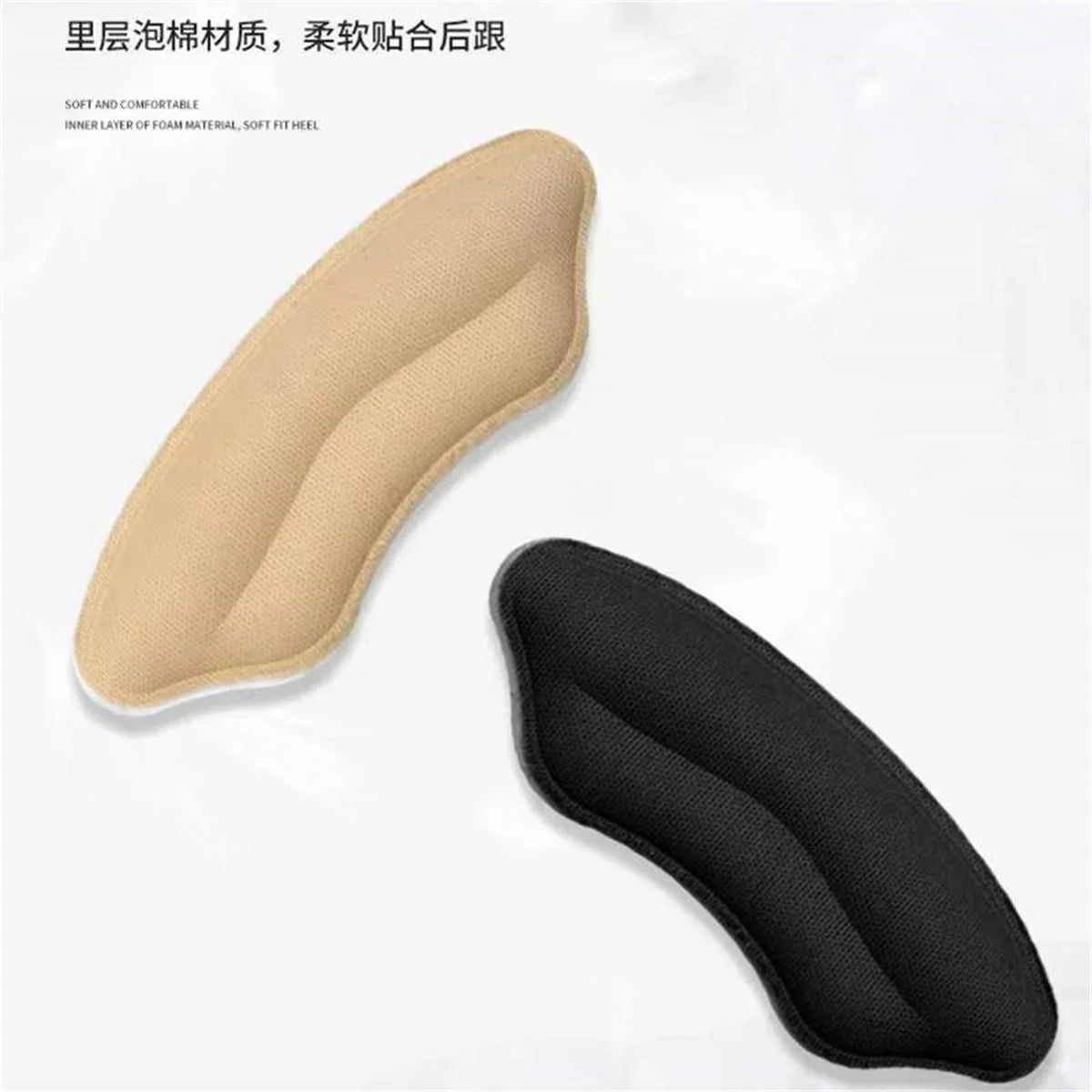 8-Pack Heel Pads for Too Big Shoes Self-Adhesive Heel Protectors Heel Inserts Improve Shoe Fit And Comfort Prevent Heel Slippage LadyShow.Store