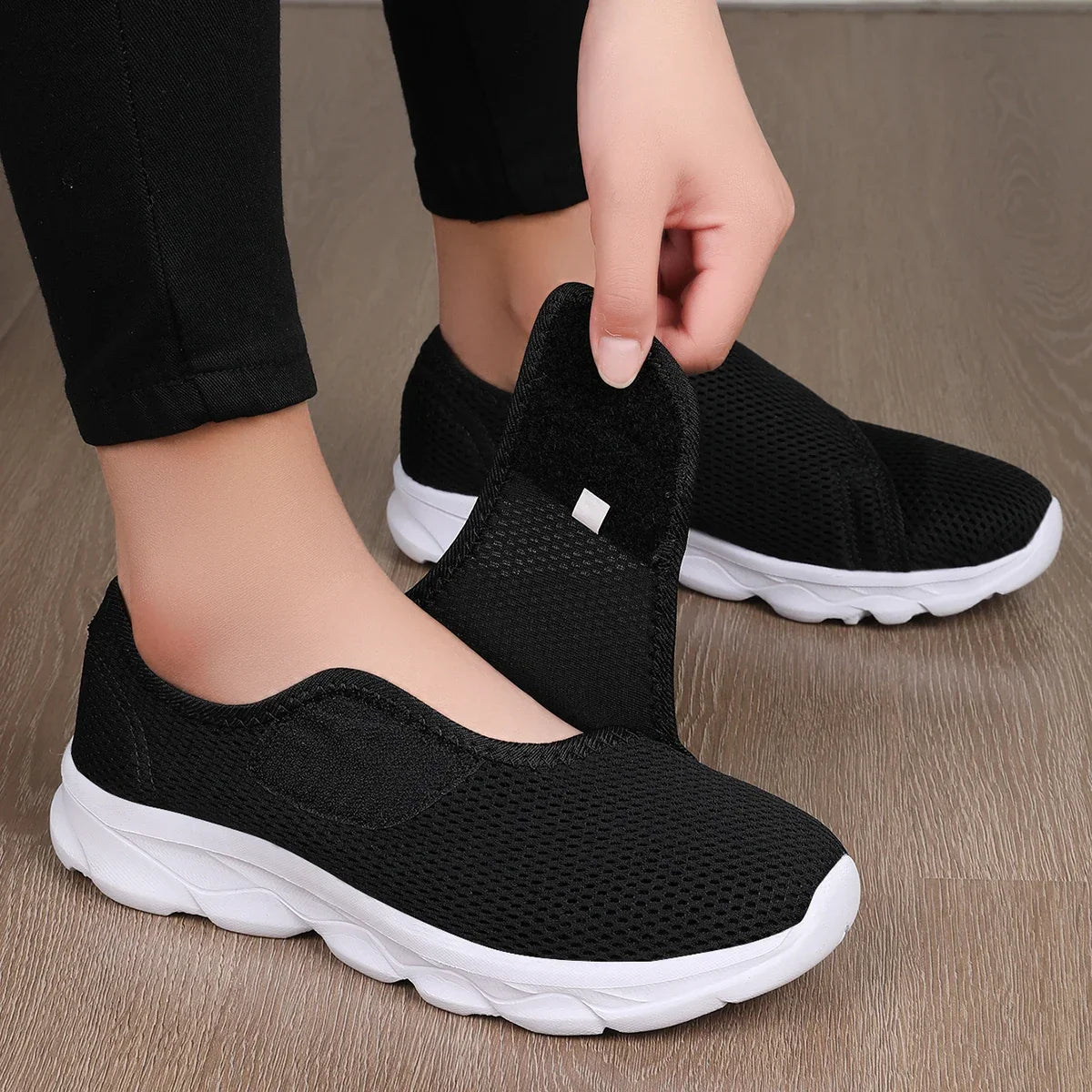 Unisex New Women Orthopedics Wide Feet Swollen Walking Casual Shoes Thumb Eversion Adjusting Soft Comfortable Diabetic Men Shoes LadyShow.Store