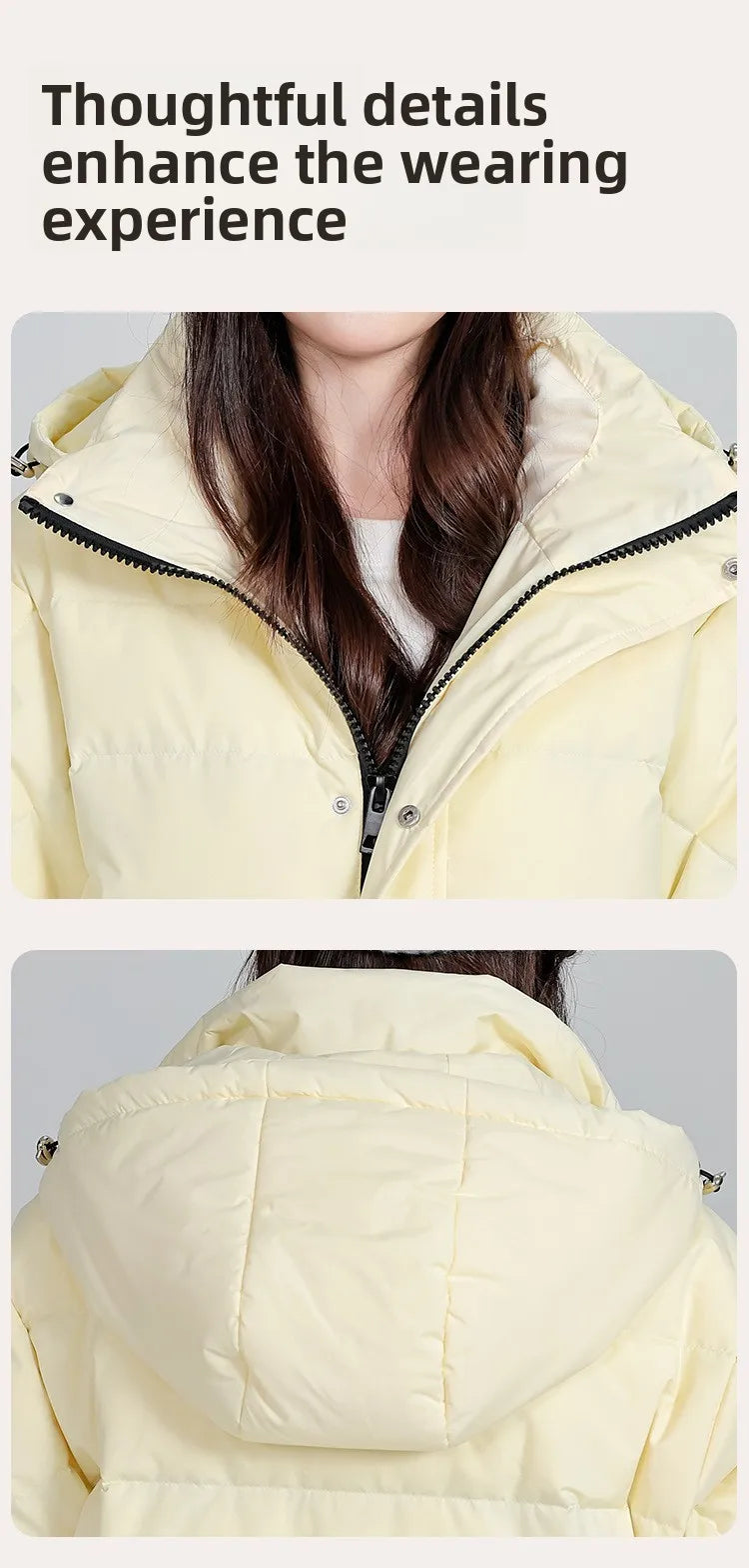 Women's winter down jacket coats Parkas Warm Woman clothes brand luxury Long Padding padded puffer jackets outerwears HXY289 Pi-Mart