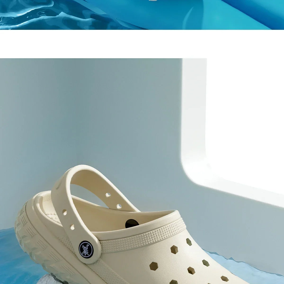 2026 Summer Hollow Out Closed Toe Non-slip Sandals Soft Bottom Sandals Men Lightweight Thick-soled Garden Shoes Pi-Mart