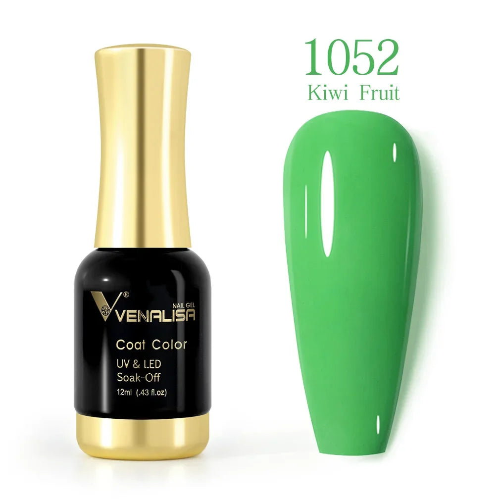 VENALISA Nail Gel Varnish TPO FREE Soak Off UV LED Organic Odorless Enamels Nail Art Colors 12ml 120Colors UV Gel Nail Polish Tri Light Beauty