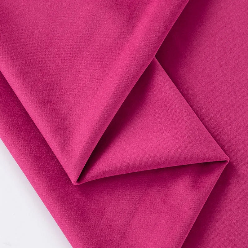Velvet Fabric Thicken Dutch Velvet Short Plush for Upholstery Cushion Sofa Table Runners by Half Meter Pi-Mart