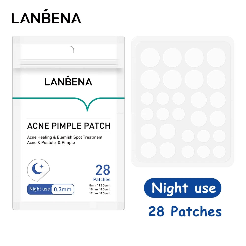 LANBENA Acne Pimple Patch Daily Use and Night Use Invisible Acne Stickers Blemish Treatment Acne Concealer Makeup Pi-Mart