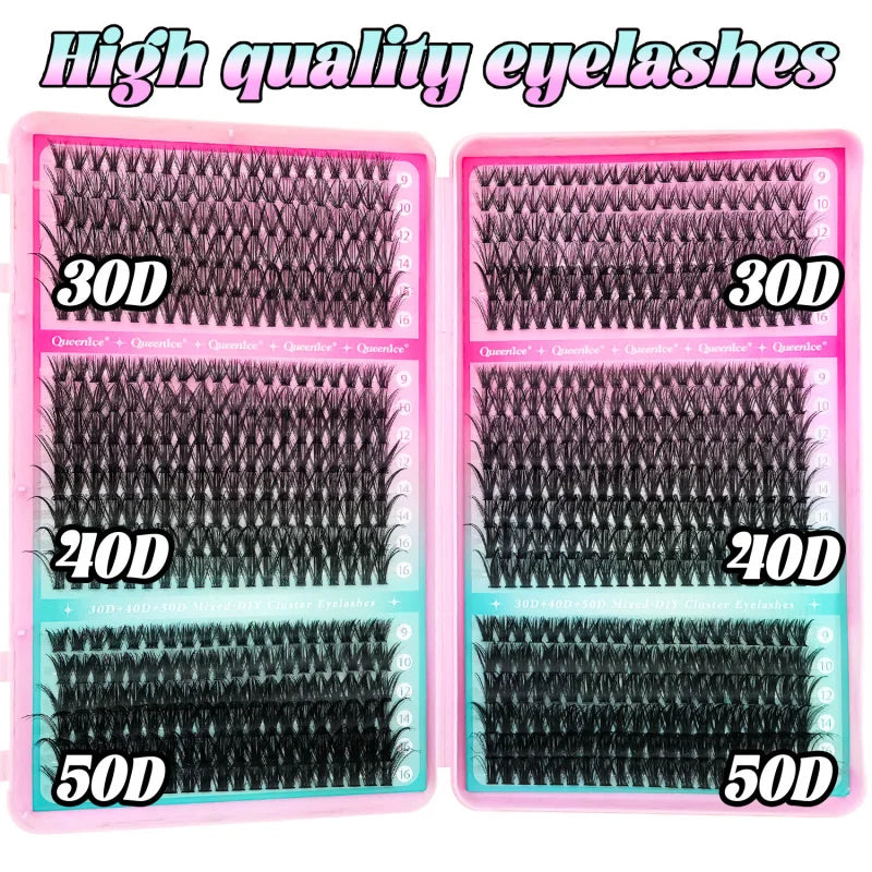 800pcs Cluster False Eyelash, Soft and Durable Design, Suitable for Daily Use, Natural, Everyday, and Voluminous Makeup Effect Pi-Mart