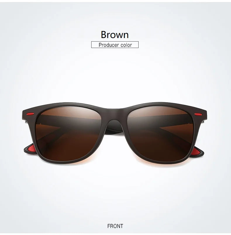 1-2-3PCS Fashion Vintage Square Unisex Driving Fishing Sunglasses Men Women Luxury Brand Designer Sun Glasses Anti-Glare Eyewear Pi-Mart