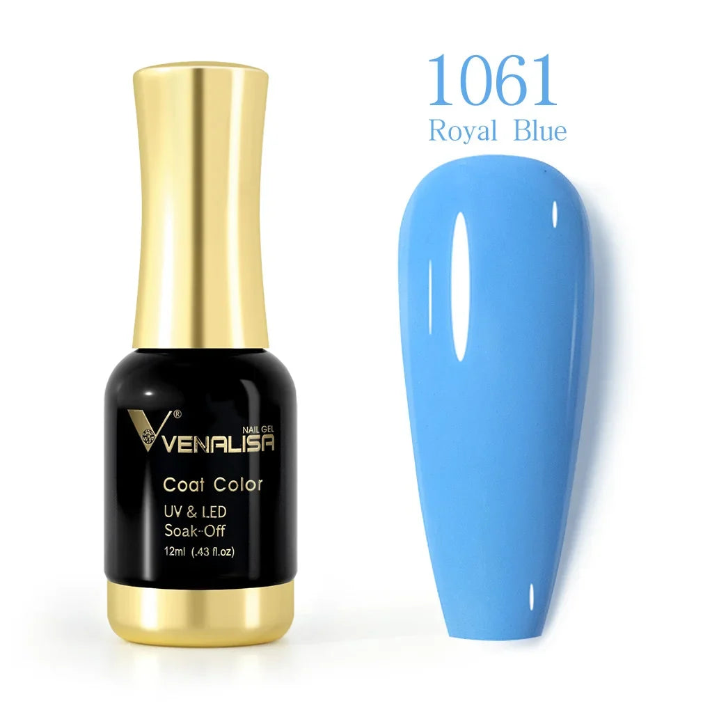 VENALISA Nail Gel Varnish TPO FREE Soak Off UV LED Organic Odorless Enamels Nail Art Colors 12ml 120Colors UV Gel Nail Polish Tri Light Beauty