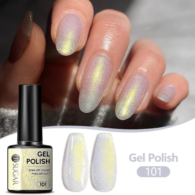 UR SUGAR 7ML Nail Gel Fresh Macaron 107 Colors All For Manicure Semi Permanent Soak Off LED UV Long-Lasting Nail Art Varnish Tri Light Beauty