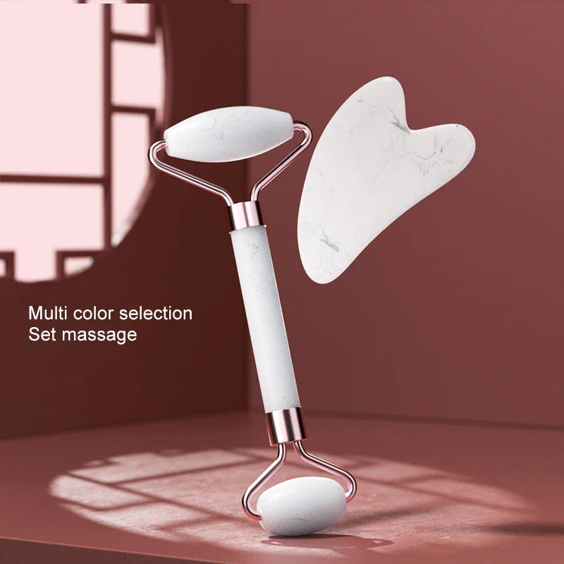 Roller for Face Neck Eye Resin Facial Massage Instrumenr Health Care Scraping Board Musclee Beauty Skincare Tools Tri Light Beauty