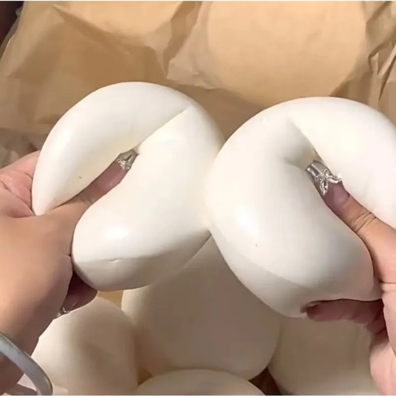 Taba Squishy Yogurt Cake Bread Squeeze Toy Soft Stress Relief Slow Rising Sensory Fidget Toys for Kids and Adults Relaxing Gifts Pi-Mart