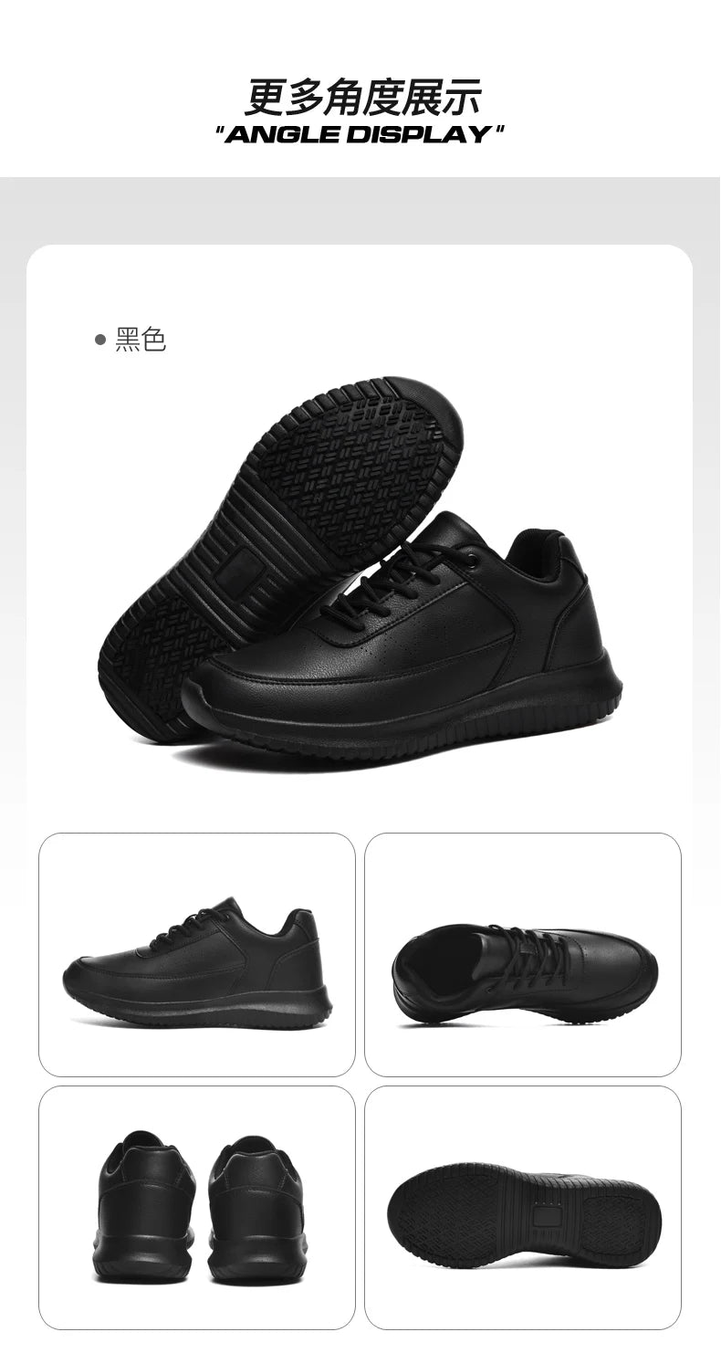 Hotel Chef shoes four seasons new non-slip oil-proof waterproof kitchen work shoes men's fashion casual outdoor breathable shoes Pi-Mart
