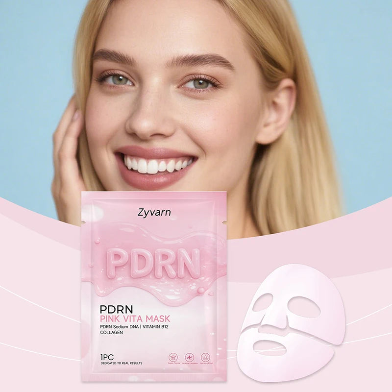 PDRN Pink Skincare Set Salmon Dna Collagen Vita Coating Mask Lift Firm Skin Make Skin Glow Moisturizing Nourishing Skincare Set Pi-Mart