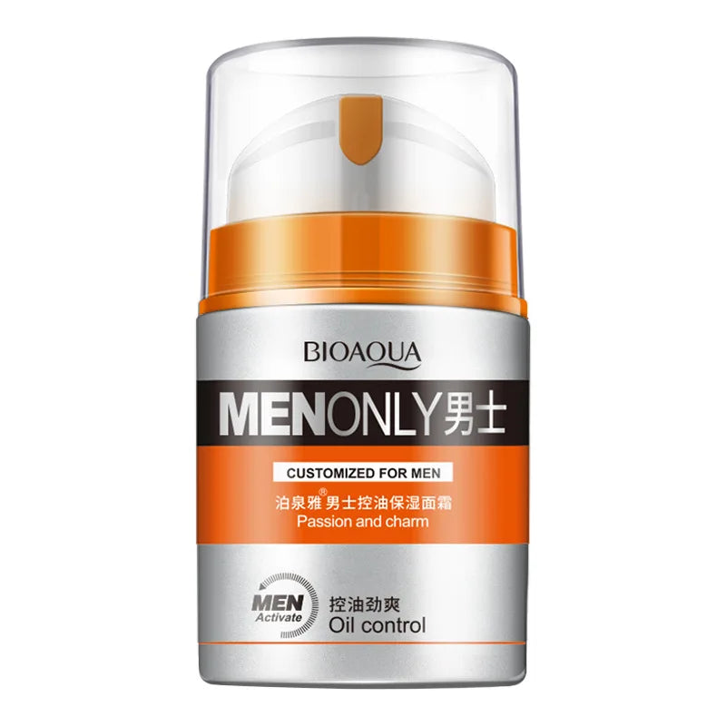 BIOAQUA Men Deep Hydrating Face Cream Moisturizing Oil-control Anti Wrinkle Essence Face Cream Facial Cream Skin Care Pi-Mart