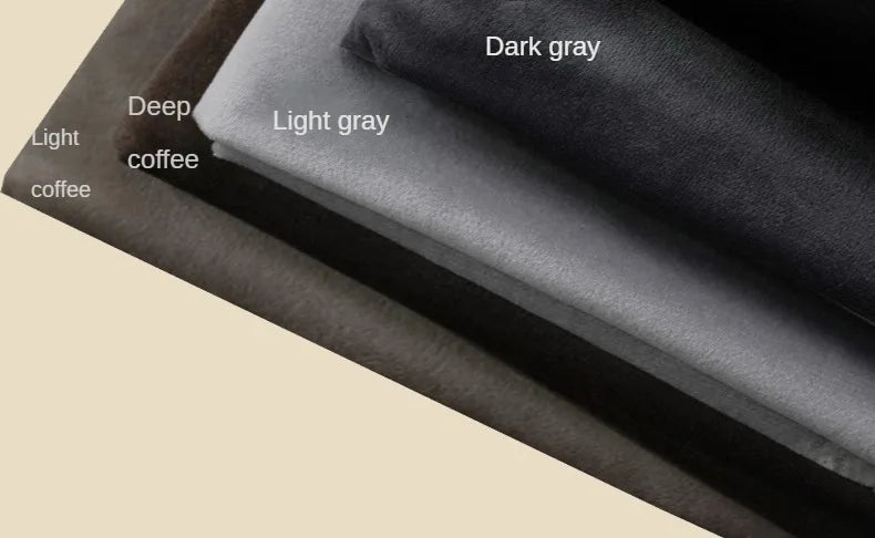 Velvet Fabric By The Meter for Tablecloth Diy Sofa Covers Curtains Sewing Thickened Soft Cloth Plain Black White Winter Textile Pi-Mart