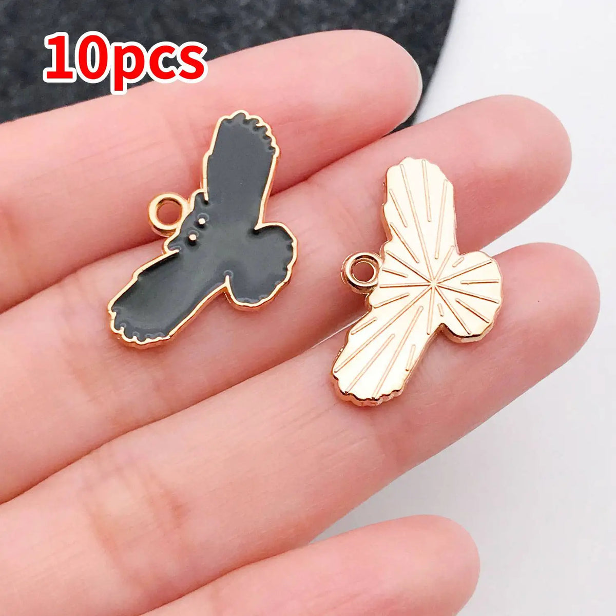 Mix 10/20 pcs of Alloy Enamel Halloween Charms Pendants, Suitable for DIY Necklace, Earring, Keychain Jewelry Making Accessory. Pi-Mart