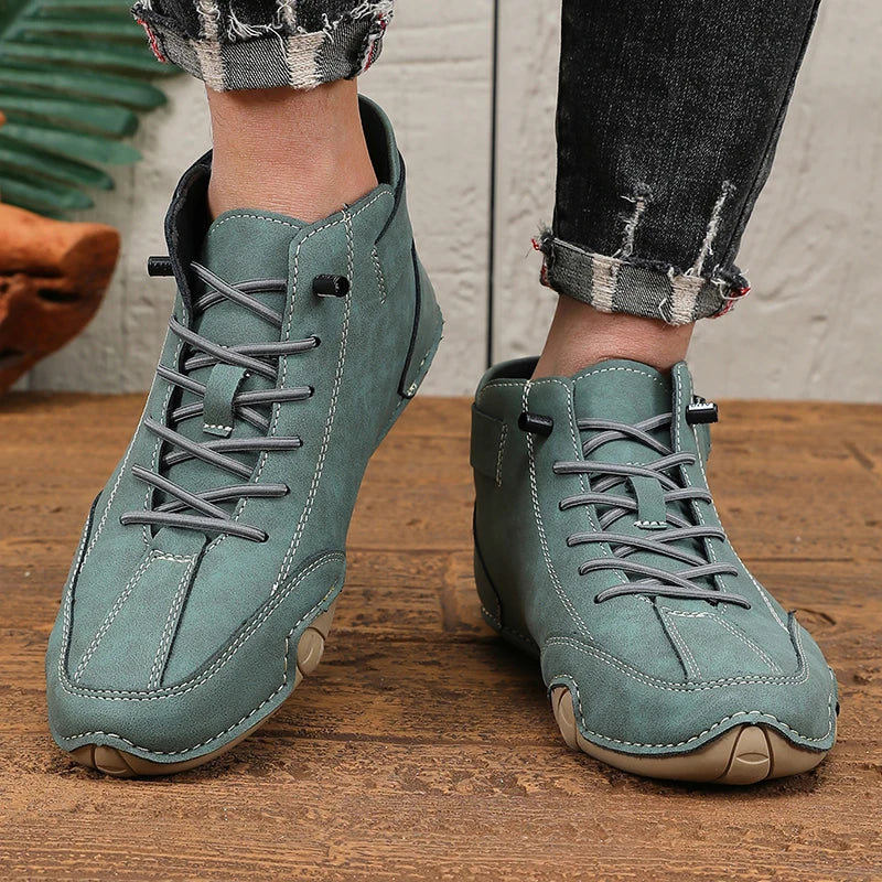 Mens Shoes Original Sneakers Shoes Men's High Top Ankle Boots Breathable and Comfortable Soft Sole Luxury Fashion Men's Shoes Pi-Mart
