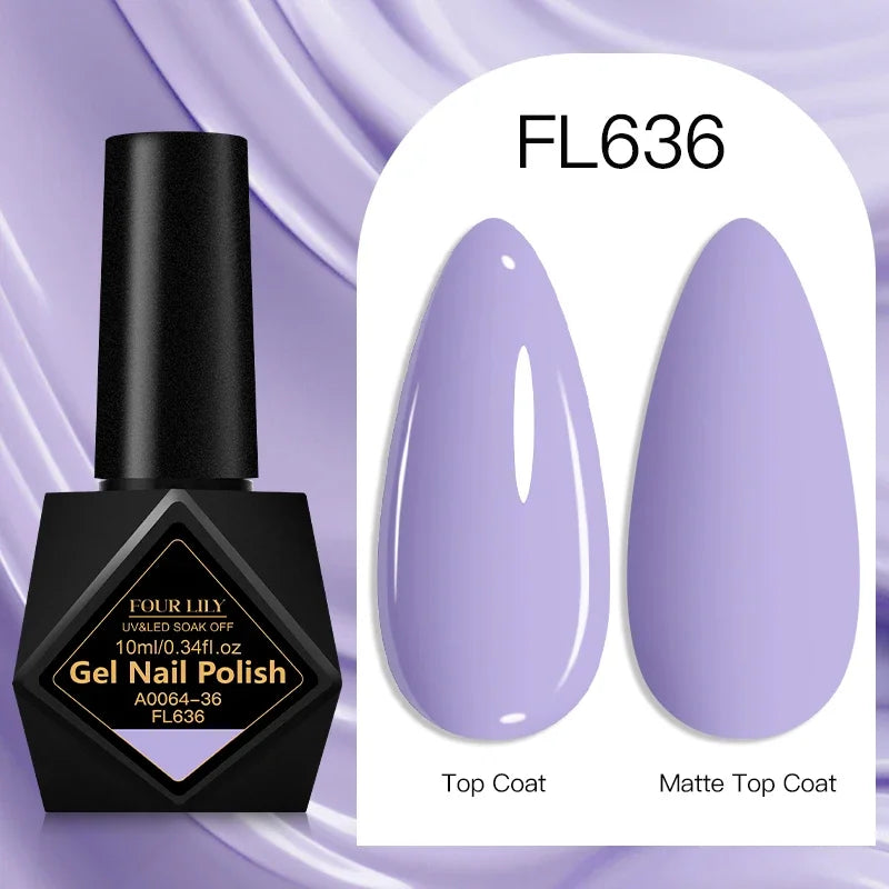 10ml Gel Nail Polish 162 Colors Nail Supplies Vernis Semi Permanent Nail Art Manicure Soak Off LED UV Gel Nail Varnishes Summer Tri Light Beauty