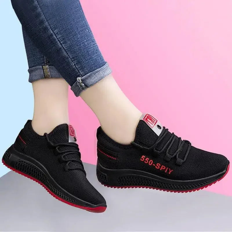 Tenis Feminino 2026 Women's Vulcanize Shoes for Outdoor Sneakers Air Mesh Walking Jogging Trainers Basket Chaussures Femme Pi-Mart