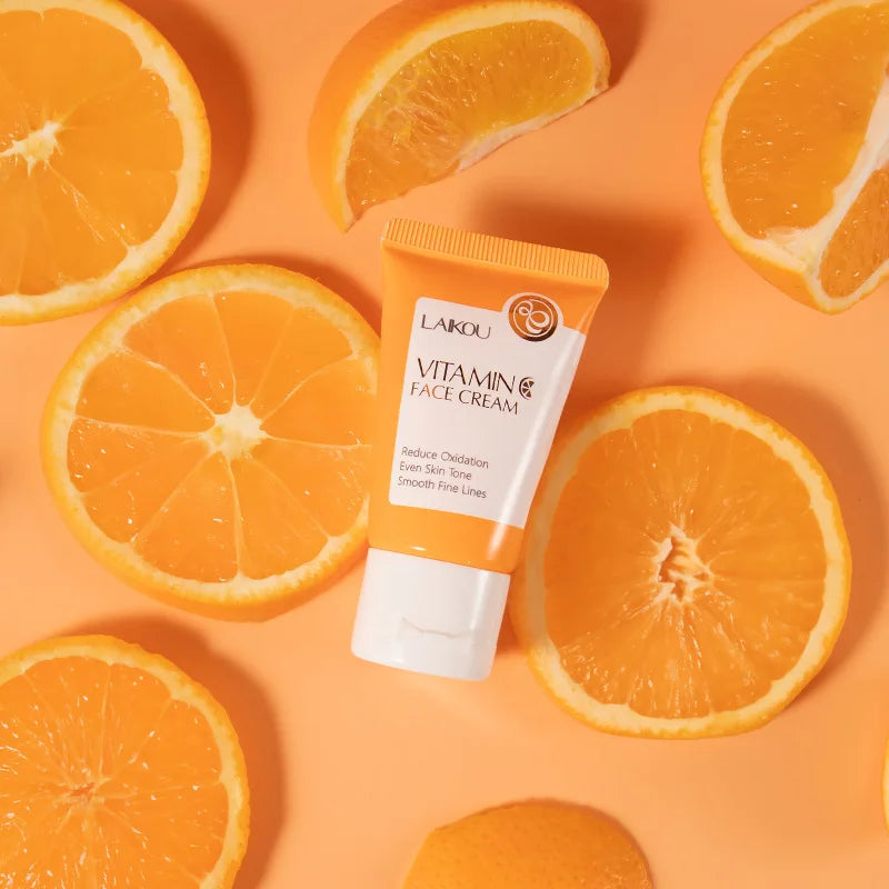 LAIKOU Vitamin C Face Cream Moisturizing Nourishing Japan Sakura Creams Uniform Skin Tone Beauty Facial Skin Care Product Tri Light Beauty