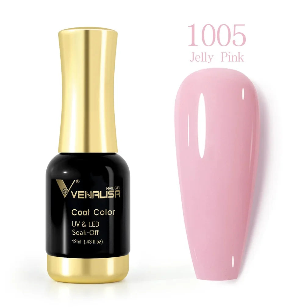 VENALISA Nail Gel Varnish TPO FREE Soak Off UV LED Organic Odorless Enamels Nail Art Colors 12ml 120Colors UV Gel Nail Polish Tri Light Beauty
