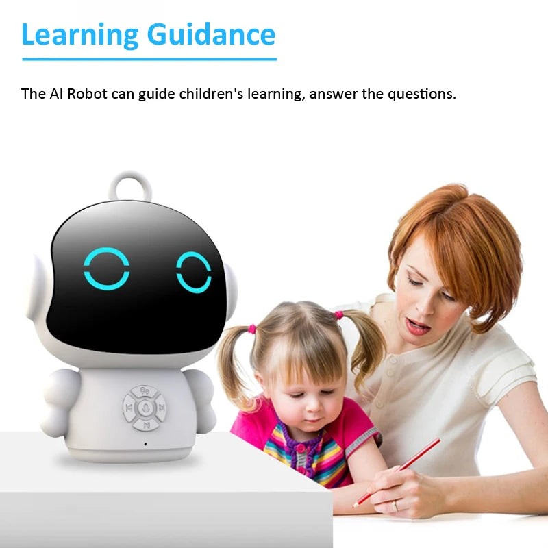 Smart AI Robot WiFi Early Education Toys for Children Speech Recognition & Voice Interactive Educational Learning Machine Pi-Mart