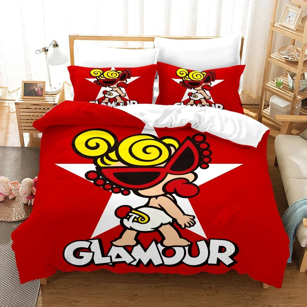 3D Hysteric-Mini Duvet Cover with Pillow Cover Bedding Set Single Double Twin Full Queen King Size Bed Set for Bedroom Decor Pi-Mart