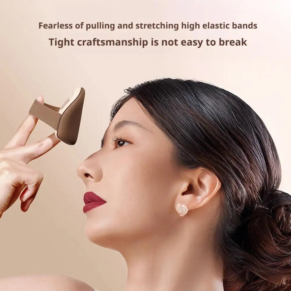 2pcs Dual-Sided Milk Coffee Makeup Sponge, Ultra Soft & Non-Absorbent Foundation Blender for Wet or Dry Use, Beauty Egg Tri Light Beauty