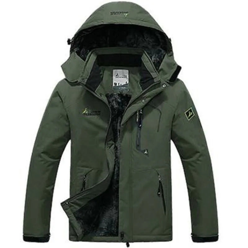 Winter Parka Men Windbreak Plus Thick Warm Windproof Fur Coats Male Military Hooded Anorak Jackets Men's Winter Jackets Pi-Mart