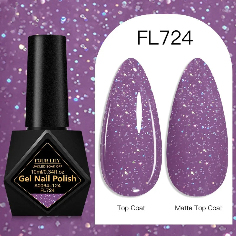 10ml Gel Nail Polish 162 Colors Nail Supplies Vernis Semi Permanent Nail Art Manicure Soak Off LED UV Gel Nail Varnishes Summer Tri Light Beauty