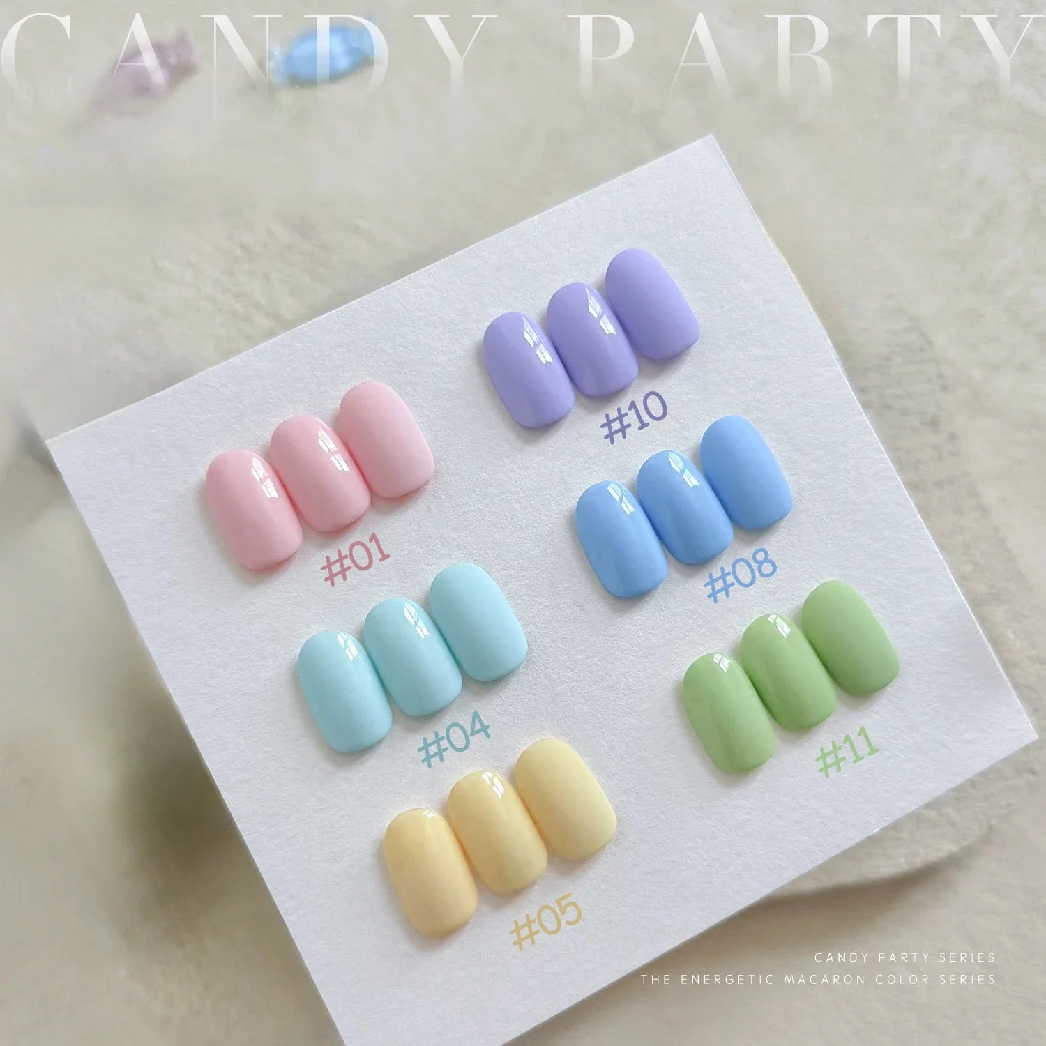MIANEL 12ML Blue Nails Candy Party Nude Gel Nail Polish 2026 New Mint Green Dopamine Macaron Color Nail Polish Nail Art 1-12pcs Tri Light Beauty