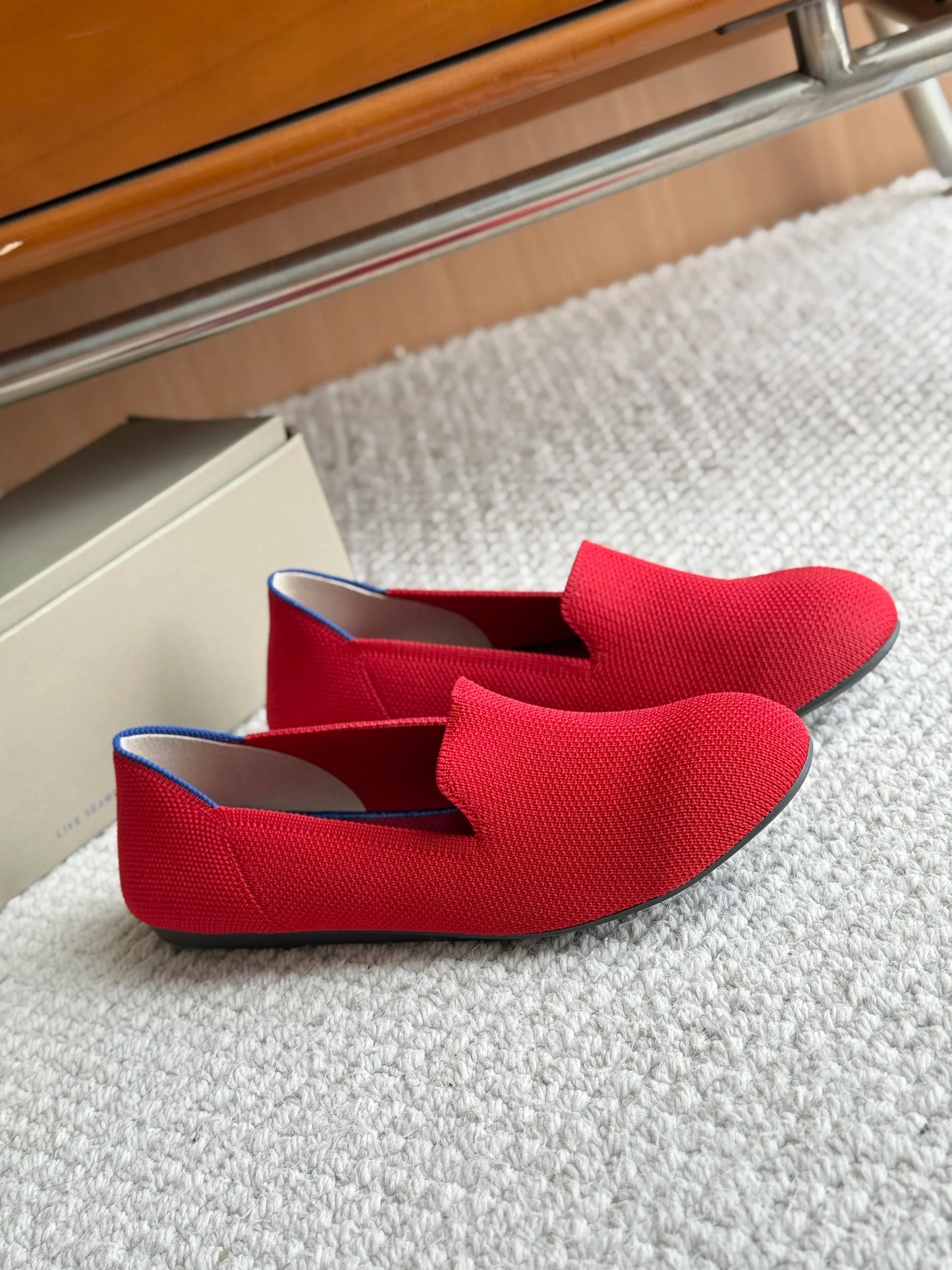 Maggie's Walker Women's Stretchable Soft Bottom Knitted Flats Spring Shallow-mouth Washable Casual Loafers Size 35~40 LadyShow.Store