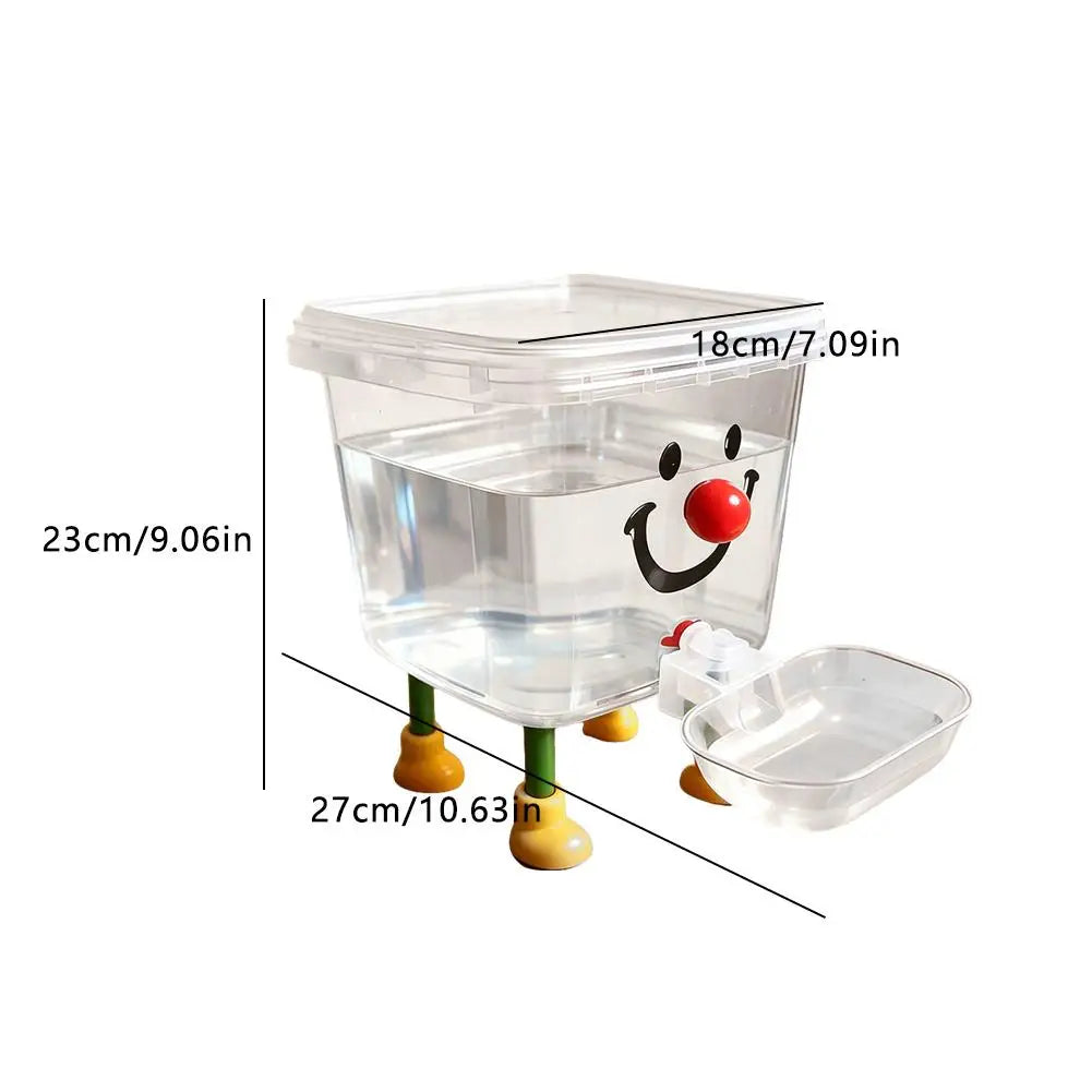 Pet Water Fountain Automatic Gravity Water Dispenser 3L Large Capacity Water Bowl for Cats Dogs Wireless Pet Drinker Pi-Mart